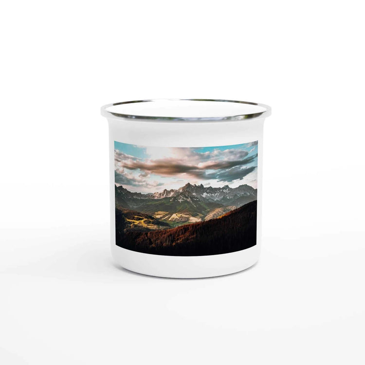 White 12oz Enamel Mug