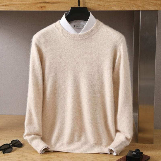 Cozy knit Thermal Head Cover Knit A Sweater Autumn