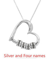 Personalized Heart Necklaces Women Jewelry Custom Name Necklaces & Pendants Mothers Day Gift - SnagBag
