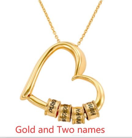 Personalized Heart Necklaces Women Jewelry Custom Name Necklaces & Pendants Mothers Day Gift - SnagBag
