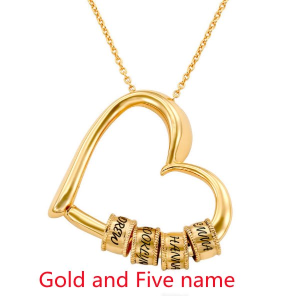 Personalized Heart Necklaces Women Jewelry Custom Name Necklaces & Pendants Mothers Day Gift - SnagBag