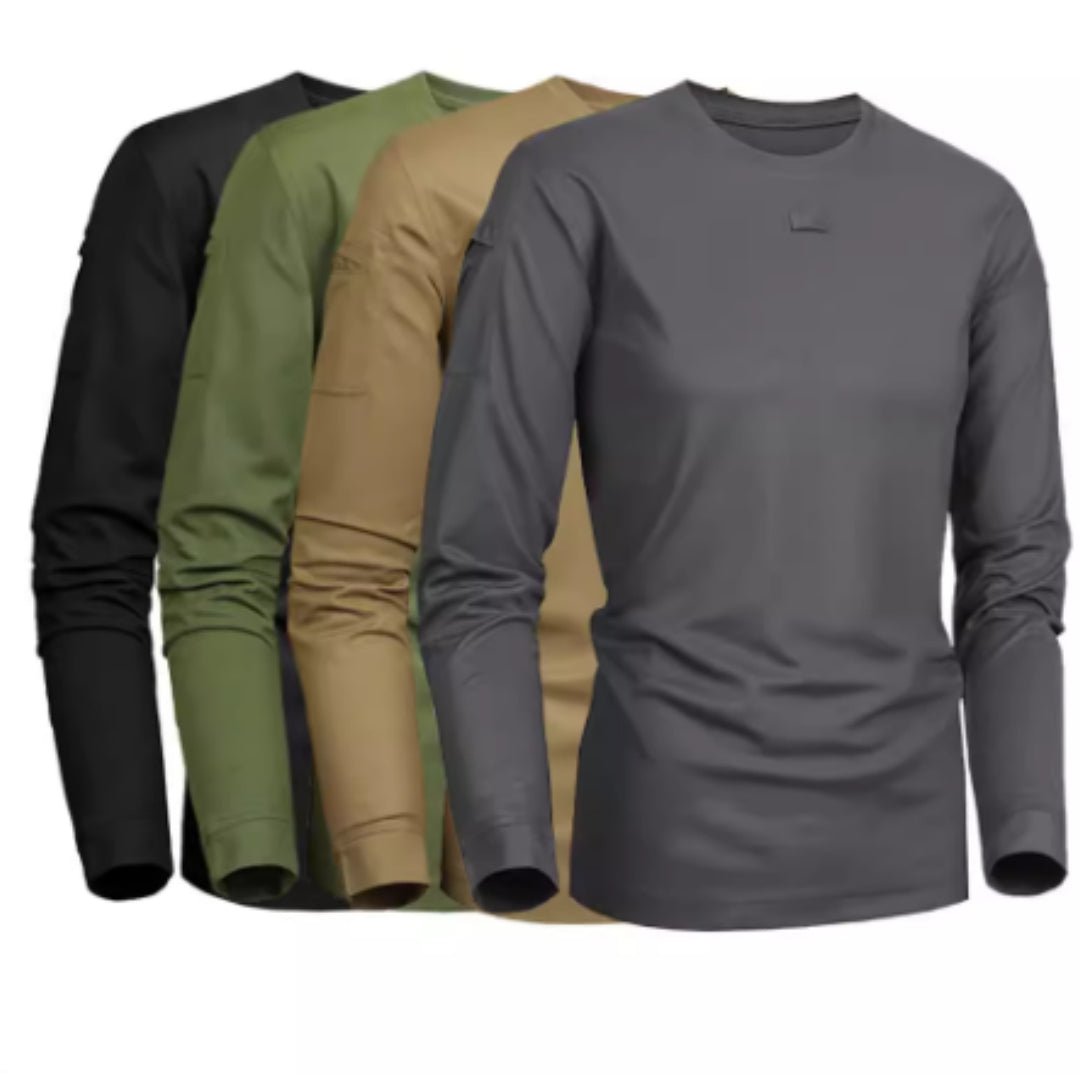 Outdoor Tactical Summer Moisture-wicking And Breathable Crew Neck Short-sleeved Shirt - SnagBag