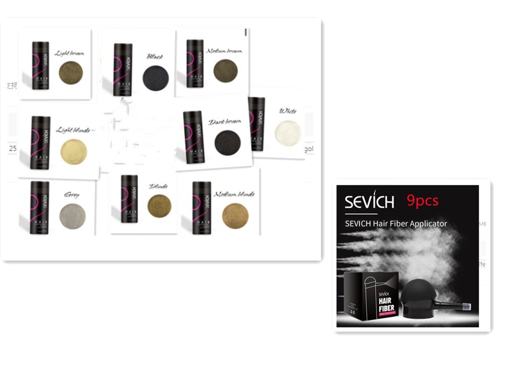 Keratin Hair Thickening Fibers Powder Concealer Refill for Thicker Growth - Anti Hair Loss - SnagBag