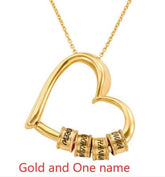 Personalized Heart Necklaces Women Jewelry Custom Name Necklaces & Pendants Mothers Day Gift - SnagBag