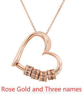Personalized Heart Necklaces Women Jewelry Custom Name Necklaces & Pendants Mothers Day Gift - SnagBag