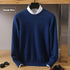 Thermal Head Cover Knit A Sweater in blue