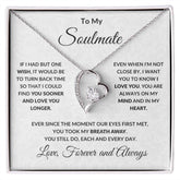 Forever Love Necklace - Stainless Steel Gift For Soulmate - SnagBag