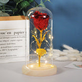 Eternal Rose LED Light in Glass - Romantic Valentine&