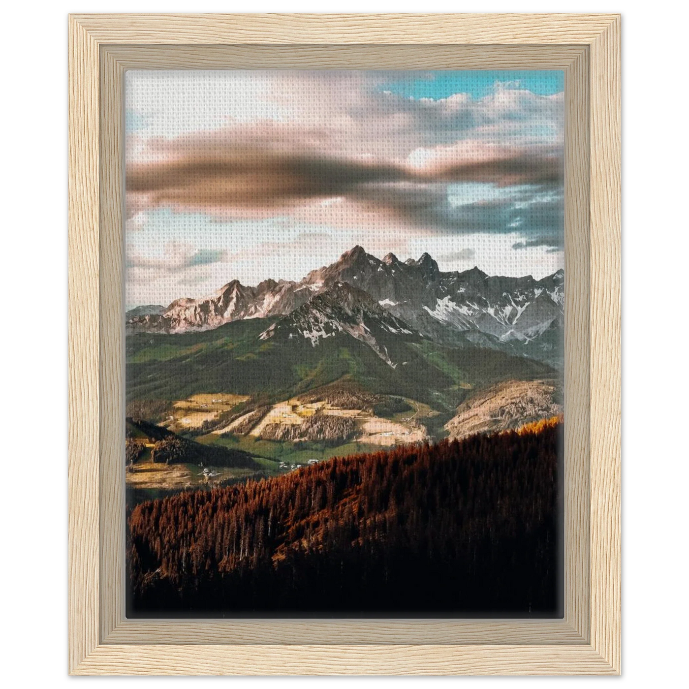 Framed Canvas 20x25 cm