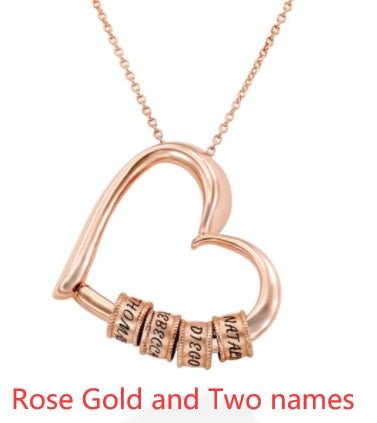 Personalized Heart Necklaces Women Jewelry Custom Name Necklaces & Pendants Mothers Day Gift - SnagBag