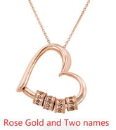 Personalized Heart Necklaces Women Jewelry Custom Name Necklaces & Pendants Mothers Day Gift - SnagBag
