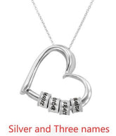Personalized Heart Necklaces Women Jewelry Custom Name Necklaces & Pendants Mothers Day Gift - SnagBag