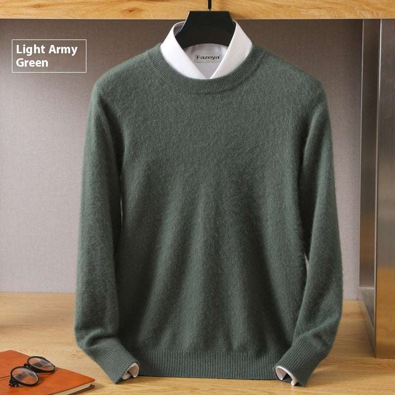 Thermal Head Cover Knit A Sweater in grey