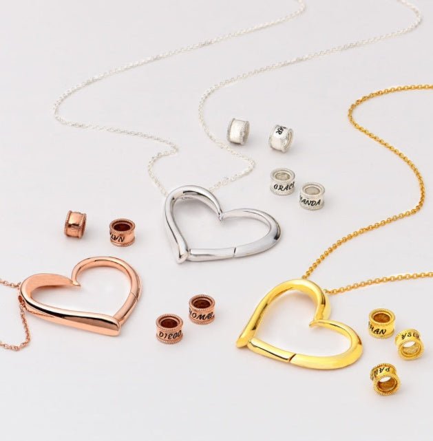Personalized Heart Necklaces Women Jewelry Custom Name Necklaces & Pendants Mothers Day Gift - SnagBag