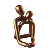 Modern Couple Resin Statue - Stylish Home Decor Gift Idea for Valentine&