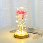 Eternal Rose LED Light in Glass - Romantic Valentine&