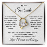 Forever Love Necklace - Stainless Steel Gift For Soulmate - SnagBag
