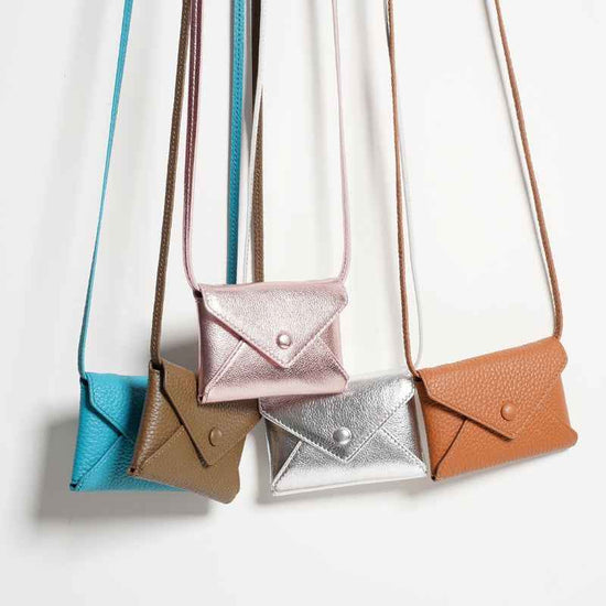 Top Layer Cowhide Delicate Mini Crossbody Envelope Card Bag - SnagBag