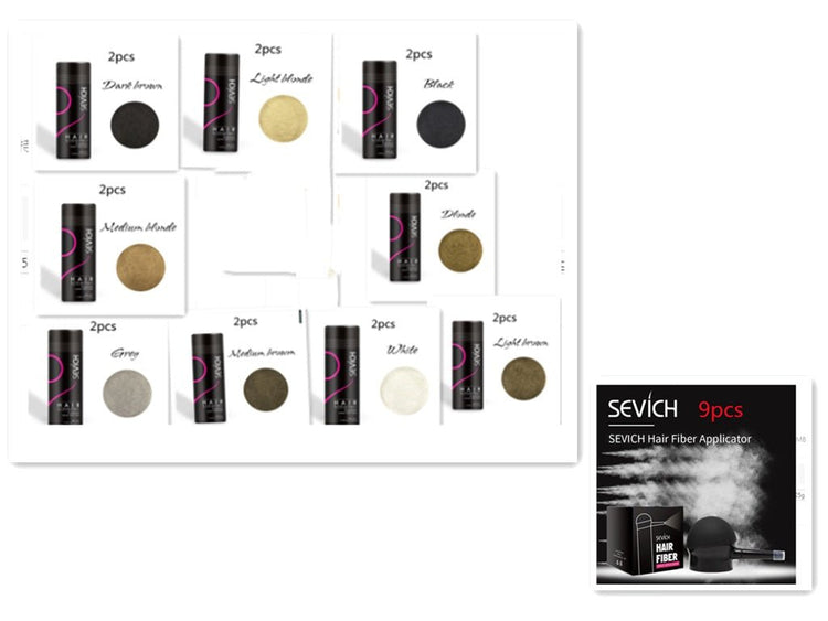 Keratin Hair Thickening Fibers Powder Concealer Refill for Thicker Growth - Anti Hair Loss - SnagBag