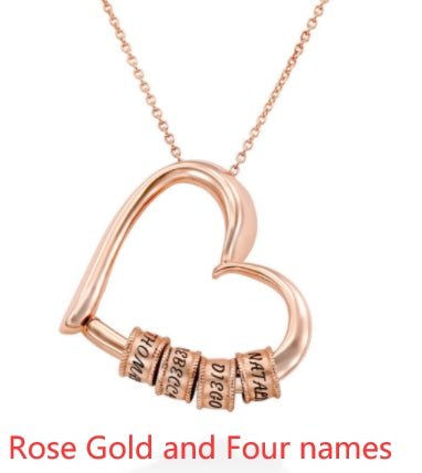 Personalized Heart Necklaces Women Jewelry Custom Name Necklaces & Pendants Mothers Day Gift - SnagBag