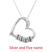 Personalized Heart Necklaces Women Jewelry Custom Name Necklaces & Pendants Mothers Day Gift - SnagBag