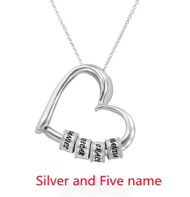 Personalized Heart Necklaces Women Jewelry Custom Name Necklaces & Pendants Mothers Day Gift - SnagBag