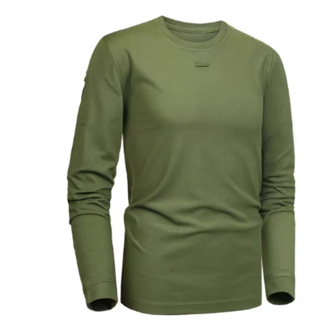 Outdoor Tactical Summer Moisture-wicking And Breathable Crew Neck Short-sleeved Shirt - SnagBag