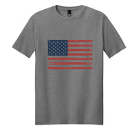 Grey Frost - DM108 - FRONT vintage flag tee shirt