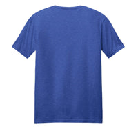 Back view of the Mustang Classic t-shirt in vibrant blue color, showcasing its comfortable style and fit.