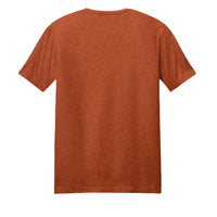 Deep Orange Heather - DM108 - BACK Camaro blend cotton tee