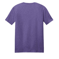 Electric Purple Heather - DM108 - BACK Camaro blend cotton tee