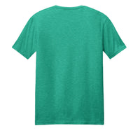 Aqua Heather - DM108 - BACK perfect blend tee shirt
