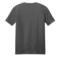 Heathered Charcoal - DM108 - BACK perfect blend cotton poly tee