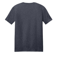 Heathered Navy - DM108 - BACKperfect blend cotton poly tee
