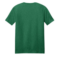 Heathered Kelly Green - DM108 - BACK perfect blend cotton poly tee