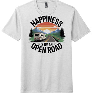Happiness open road