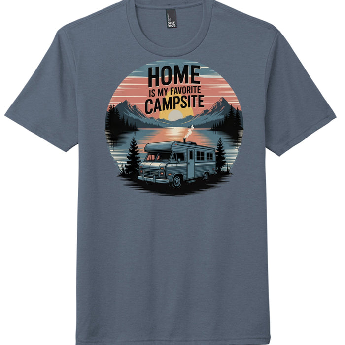 perfect tri tee camp shirt for camping
