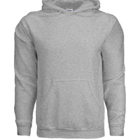 Born to Fish Hoodie in Sport Grey, a comfortable and stylish heavy blend sweatshirt with a classic fit and pouch pocket.