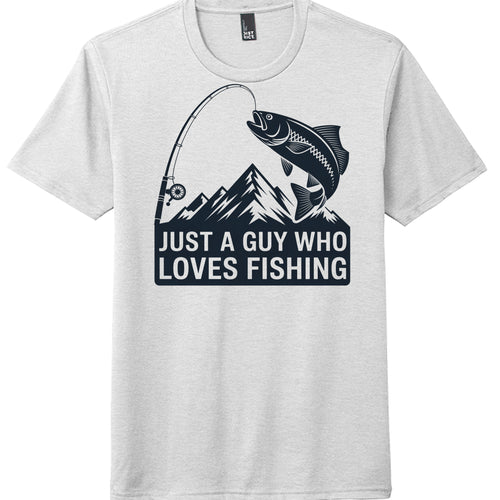 Guy loves fishing