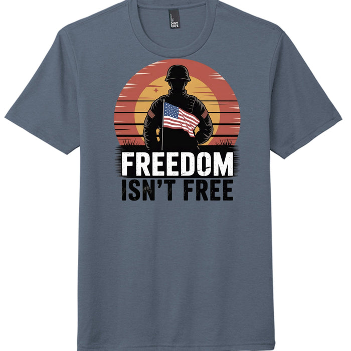 District DM130 tri-blend tee Freedom isnt Free