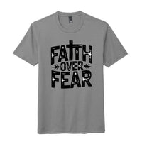 ndm:2228916faith over fear t-shirt for men and women