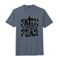 ndm:2228922faith over fear t-shirt for men and women
