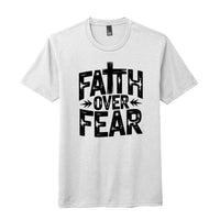 ndm:2228925faith over fear t-shirt for men and women
