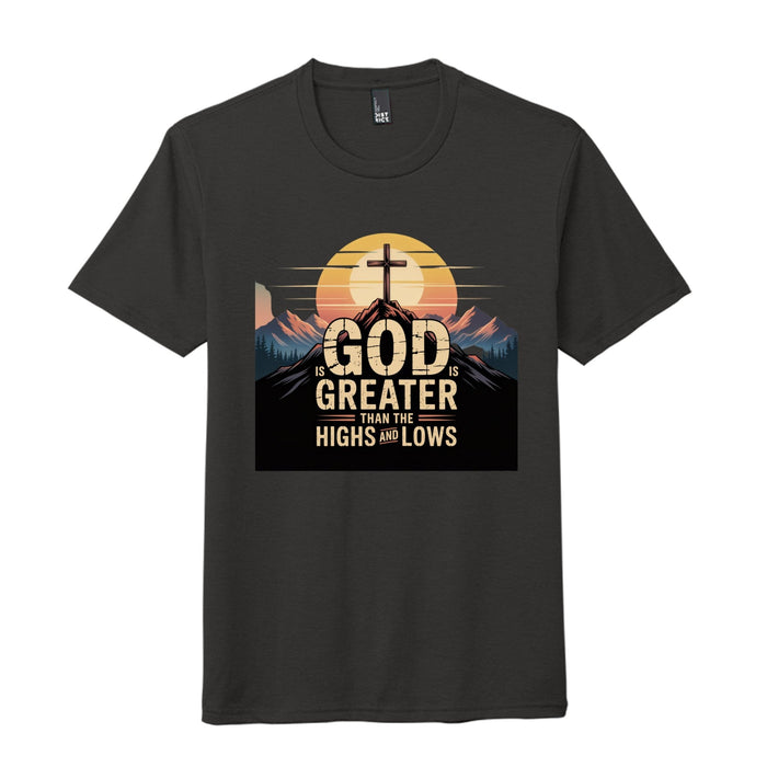 God is Higher Tri Blend Tee God is Higher