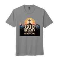 God is Higher Tri Blend Tee God is Higher