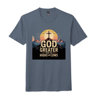 God is Higher Tri Blend Tee God is Higher