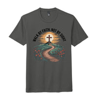 walk by faith t-shirt