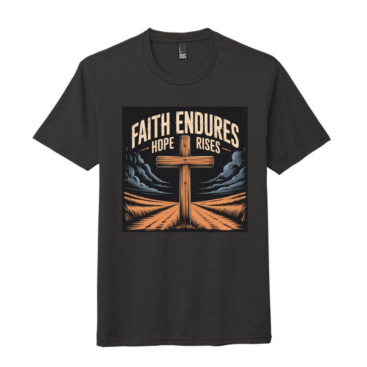 faith endures tri blend tee for both