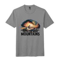 faith move mountains t-shirt for outing
