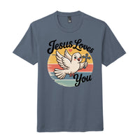 ndm:2235130jesus loves you t-shirt for outing